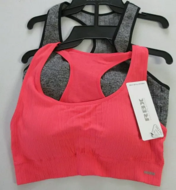 RBX Live Life Active Womens Sports bra Size M Pink Tie Dye NWT