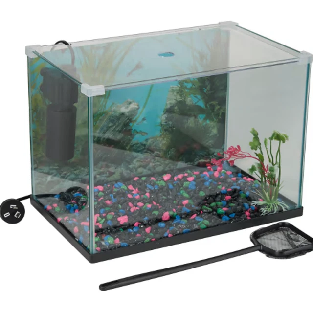 Aquarium Fish Tank Starter Kit Pack with Accessories and Free Shipping 20 L