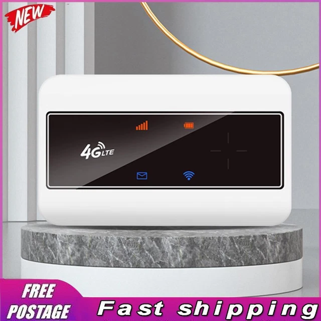 Hotspot WiFi Mobile, Router WiFi Portatile USB 4G LTE con Slot per Scheda SIM da Viaggio, Router