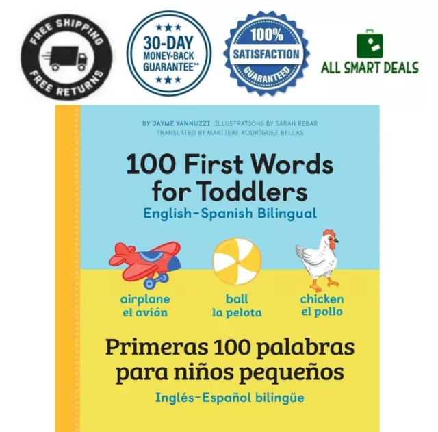 Libros Para Bebes En Español Ingles Bilingues Apredizaje De Palabras Ilustrado