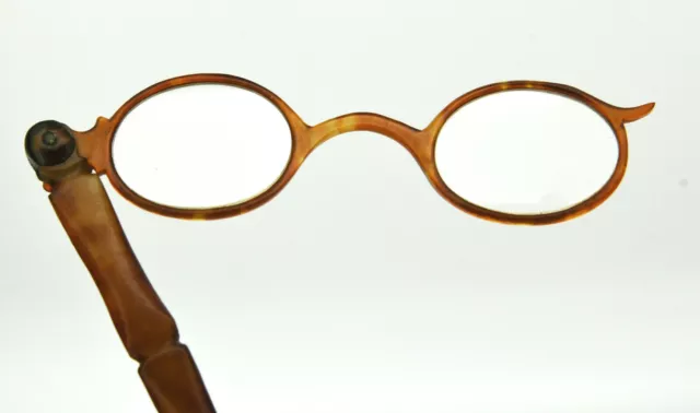 BRILLE Lorgnon Lorgnette Klappbrille 2 Stück 1920 Stielbrille