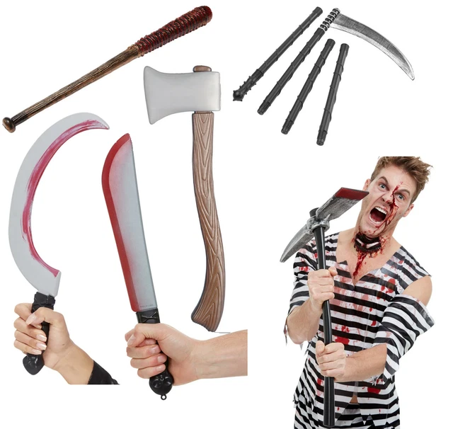 Sangue Armi Accessorio Costume di Halloween Axe Baseball Bat Bambini Adulti
