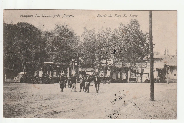 POUGUES LES EAUX - Nievre - CPA 58 - the entrance to the Parc St Leger