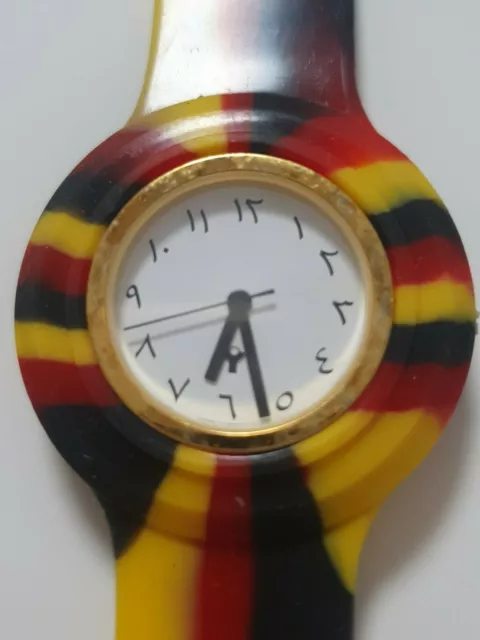 TYMER TIMER Germany Handmade Rubber Uhr Quartz Sammleruhr Arabische Zahlen