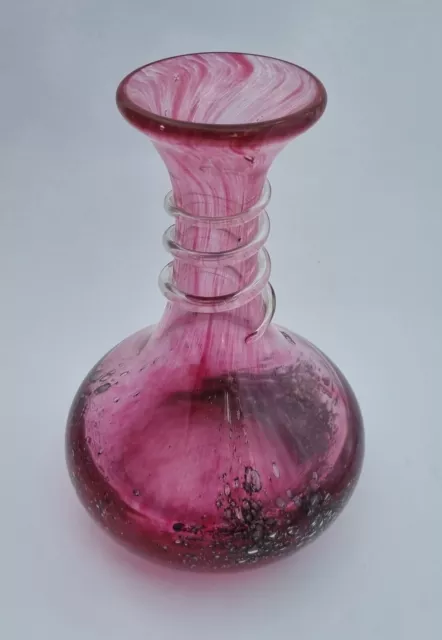 Glasvase Vase H.: 28 cm Florida Schott Zwiesel Heinrich Löffelhardt Pink rosa