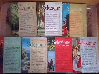 Selezione Dal Reader's Digest  Lotto 7 Riviste Anno 1956 Pubblicita' Advertising