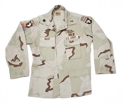 1997 combat shirt coat Desert 101st Airborne Ranger GWOT MEDIUM DCU LBT