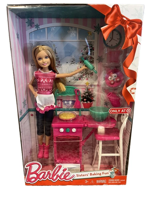 Barbie sisters baking sales fun