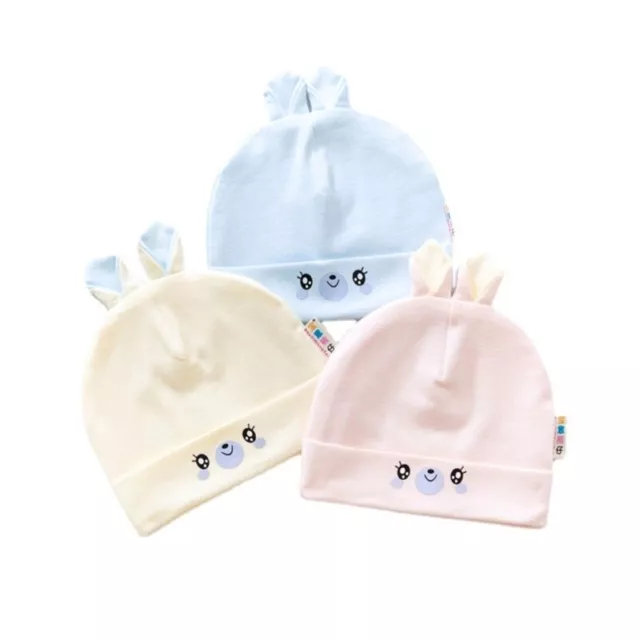 Bear Ear Baby Hat Infant Boy Girls Beanies Hats 0-6M Newborns Heads Accessories