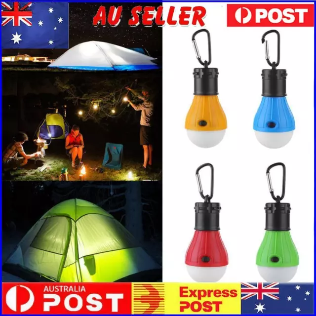 3LED Tent Hanging Lamp 3 Modes Outdoor SOS Emergency Carabiner Bulb Light