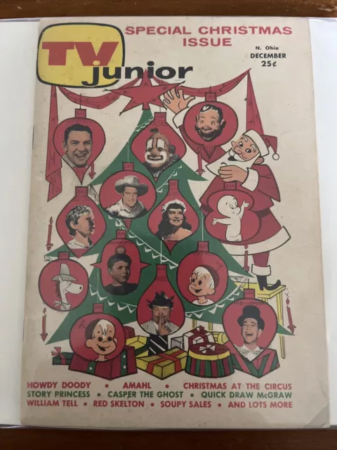 DEC 1959 TV Junior Magazine Special Christmas Issue Howdy Doody Casper