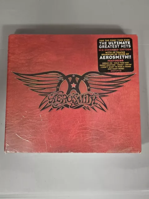 AEROSMITH GREATEST HITS [DELUXE 3 CD] New/Sealed/Damaged