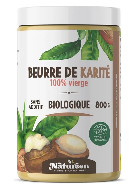 Beurre De Karité Bio Pur 250g - Origine Mali - Qualité Supérieure - Neuf