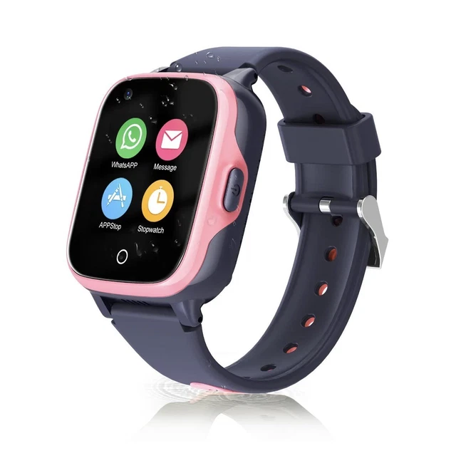 4G SMART WATCH Kids Phone GPS Touch Screen SOS Gift Pink EUR 23,34 ...
