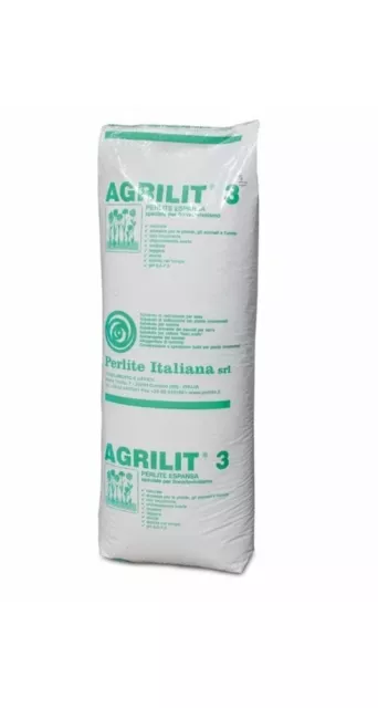 Perlite Espansa Agriperlite Sacco 100 Litri Substrato Per Piante Giardino Orto