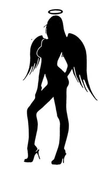 Oracal Vinyl Decal Sexy Angel Girl Halo Diy Graphics 20 Colors Car Truck 1127 599 Picclick 