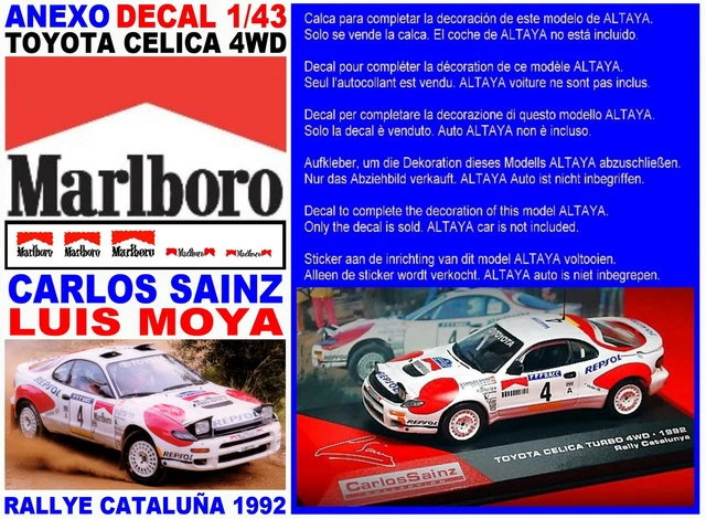 Coche Carlos Sainz 1:43 Subaru Impreza 1995 de segunda mano por 15 EUR en Marbella en WALLAPOP