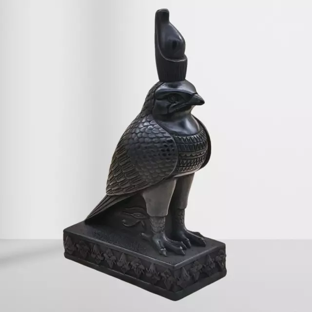 PHARAONIC ANCIENT EGYPTIAN ANTIQUITIES Statue God Horus as Falcon Bird Rare BC