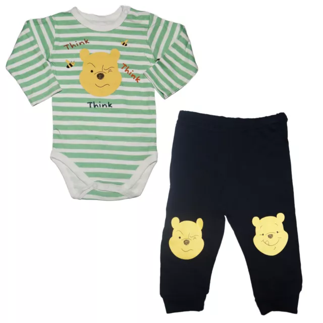 Disney Winnie der Pooh Baby Set Kleinkind Strampler Bodie plus Hose Gr. 62 - 92