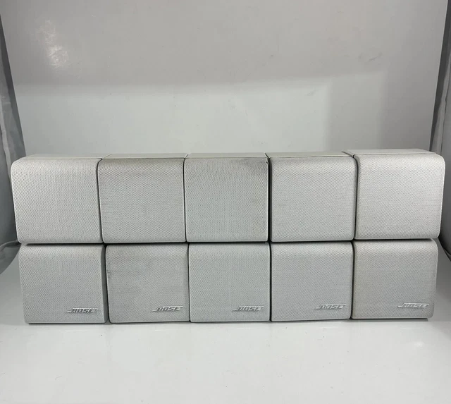 LOT OF (5) BOSE Double Cube Speakers Satellite Surround Acoustimass