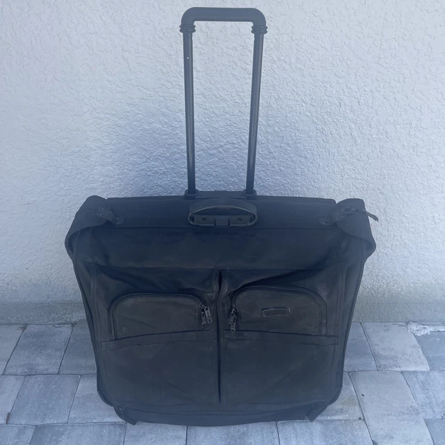 TUMI Black Ballistic Rolling 2 Wheeled Compact Garment Bag