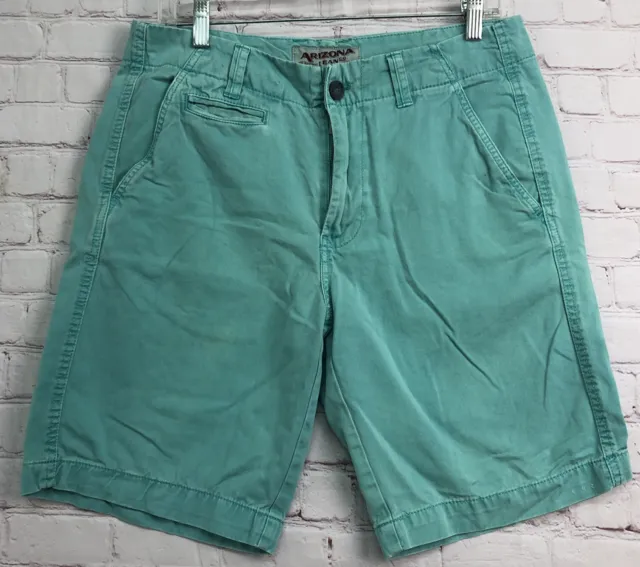 Arizona Jeans Chino Shorts Men's Size 31 Teal. Used