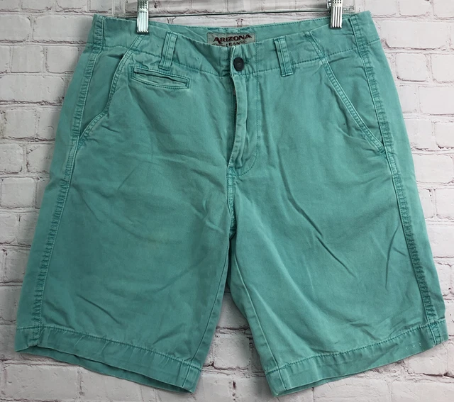 Arizona Jeans Chino Shorts Men's Size 31 Teal. Used