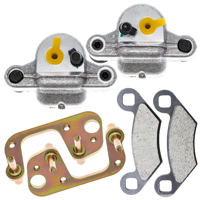 Front Left Right Brake Caliper Pad Set Pair for Polaris Scrambler 500 2005-2009