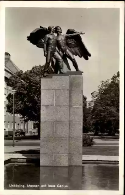 LINKÖPING Östergötlands län Sverige Brefkort ~1940/50 Schweden Sweden Postcard