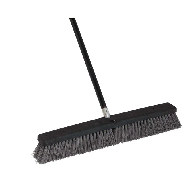 Do it Best 24 In. W. x 60 In. L. Metal Handle Heavy-Duty Synthetic Sweep Push