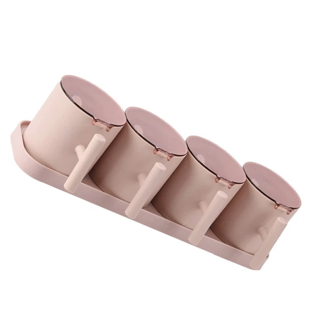 Juego de botellas de condimento de cocina caja de condimento especias conjunto de rubor conjunto redondo