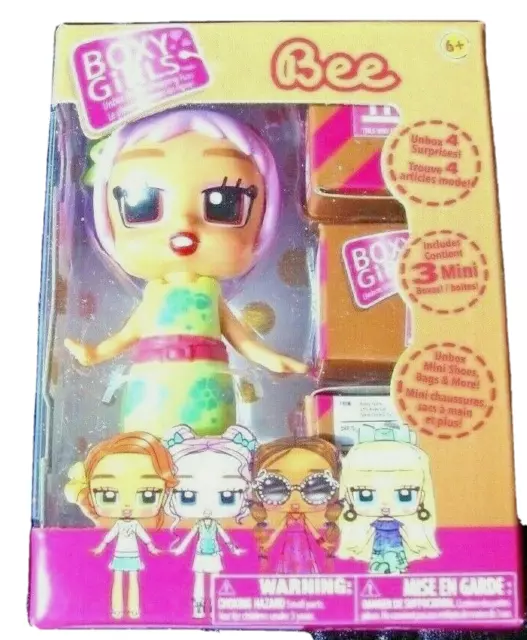 Boxy Girls Doll - Bee With 3 Mini Boxes - 2018 - Sealed Package