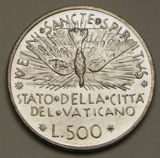 VATICAN 500 Lire 1978 - Silver 0.835 - 1st 1978 Issue - XF/aUNC - 3344