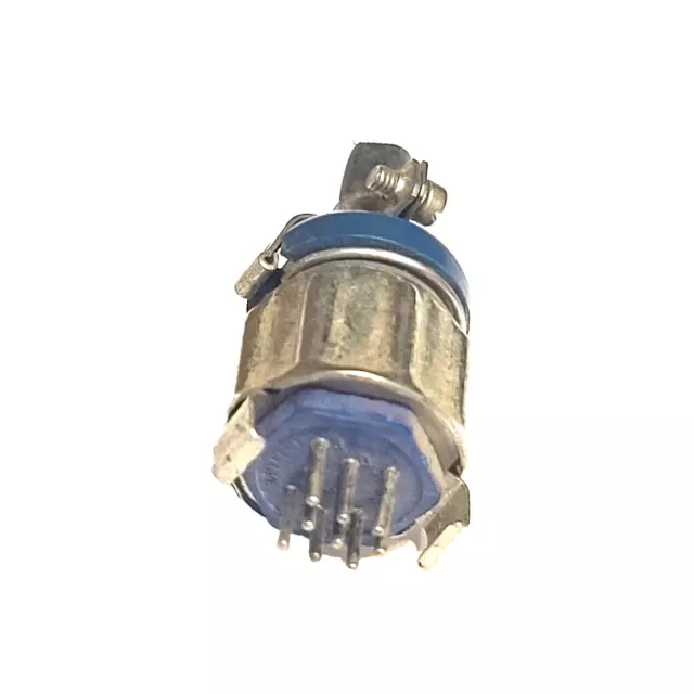 Amphenol 9 Pin Male Industrial Miniature Hexagonal Connector / Twist Lock