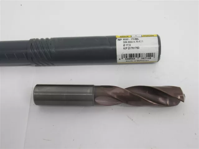 Guhring 9085200170000 , 17 mm Solid Carbide Screw Machine Drill Bit