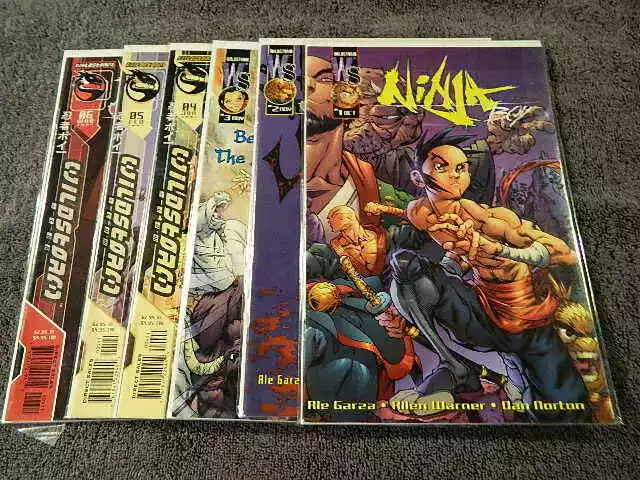 2001 WILDSTORM Comics NINJA BOY #1-6 Complete Limited Series Set - VF/MT