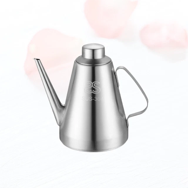 Dispensador de aceite de acero inoxidable botellas dispensador de salsa aceitunas
