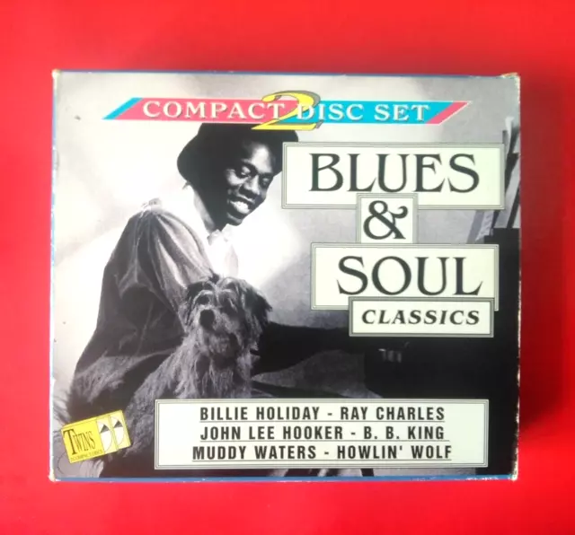 BLUES & SOUL CLASSICS - 2 CDs - (50 TRACKS) - BILLIE HOLIDAY - MUDDY WATERS USW.