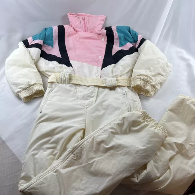 Vintage one sales piece ski suit