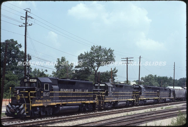 Original slide: SCL Seaboard Coast Line 1647 GP40-2 action