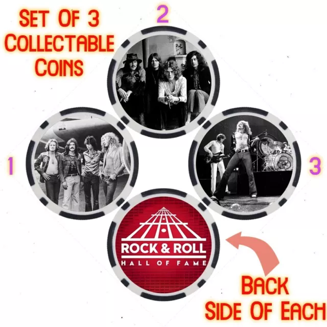 Led Zeppelin - Rock & Roll Hall Of Fame - Collectable Coin Set