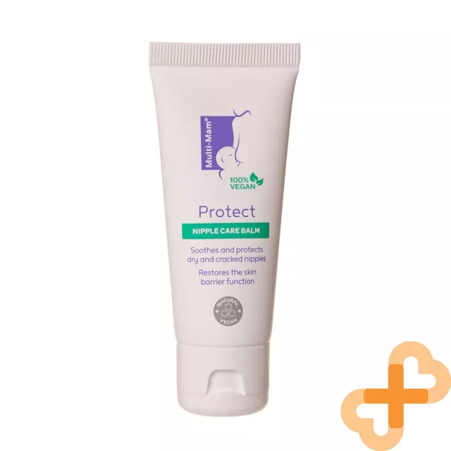 MULTI-MAM Protect Vegan Soothes Protects Dry Cracked Nipples 30ml Repairing 3