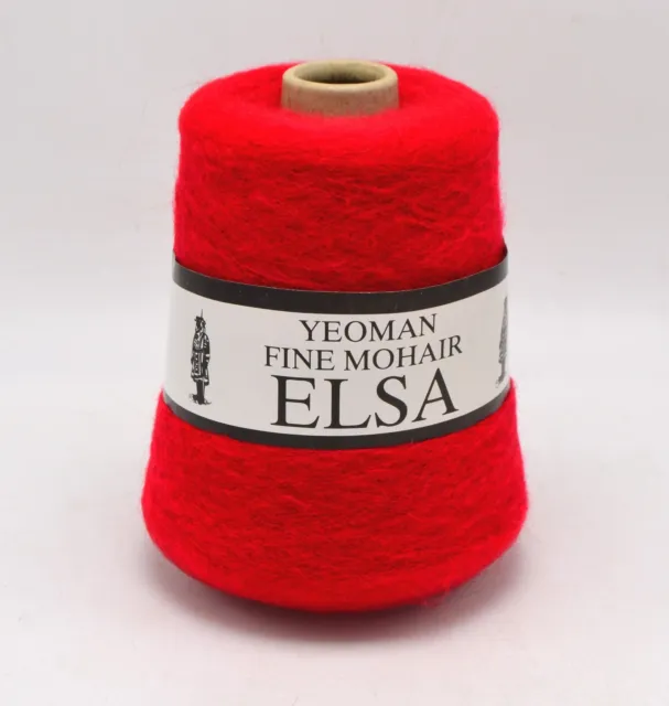 Yeoman Cashmilon 4 Ply Yarn, 100% Acrylic Cone, 500g, Color: Royal Blue