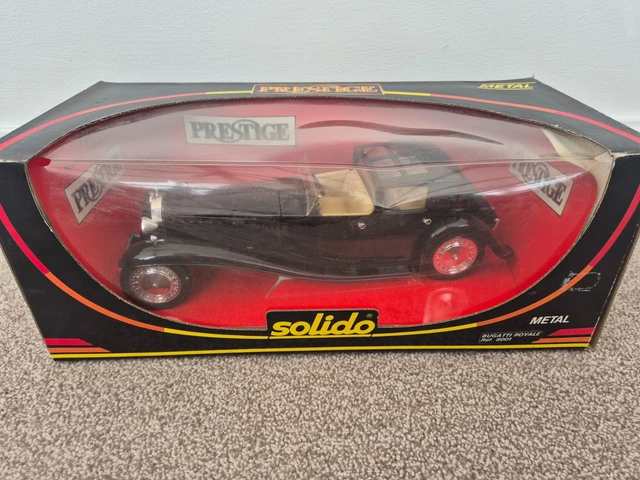 Solido 1/21 Bugatti Royale PRESTIGE, Ref 8001 - Dans Sa Boîte