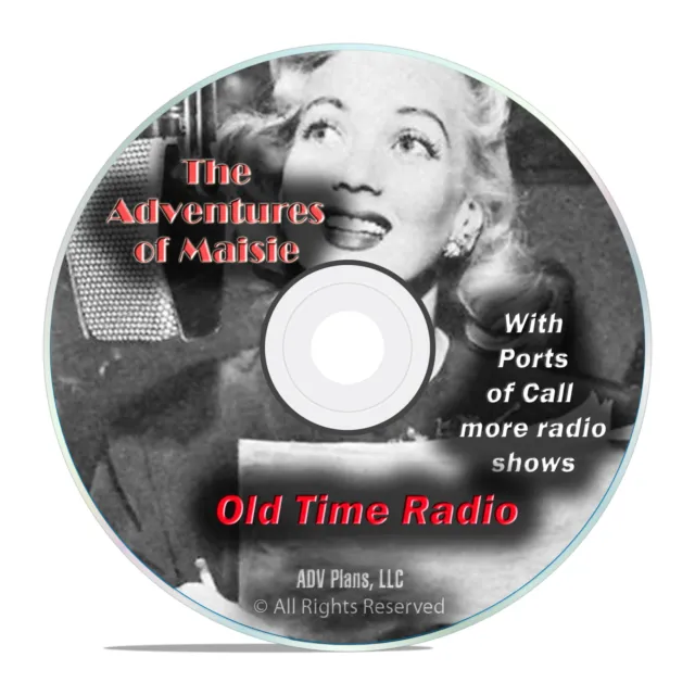 The Adventures of Maisie, 511 Old Time Radio Shows, Sitcom Comedy mp3 DVD G72