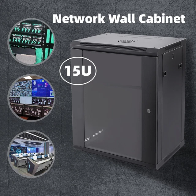 WALL MOUNTED SERVER Rack Enclosure Network With Glass
