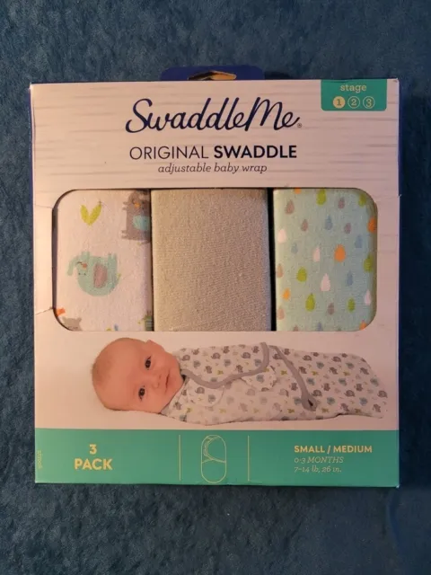 Swaddle Me Original Swaddle Adjustable Baby Wrap  ,  Stage One  ;  New In Box