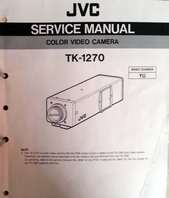 JVC TK-1270 Service Manual