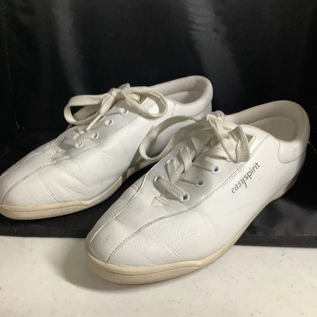WOMENS EASY SPIRIT White Leather Anti Gravity Walking Sneakers Shoes 8B 25.00 PicClick