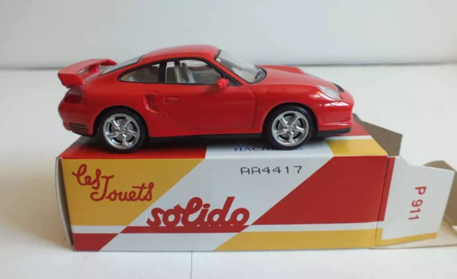 Porsche 911 Gt2 2001 - Solido Reedition Hachette - 1/43Eme En Boite *